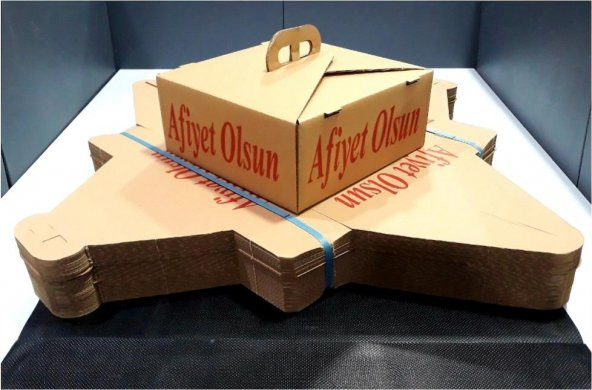 YILDIZ LAHMACUN KUTUSU 26x26x9,5 CM. 50Lİ PAKET - 3