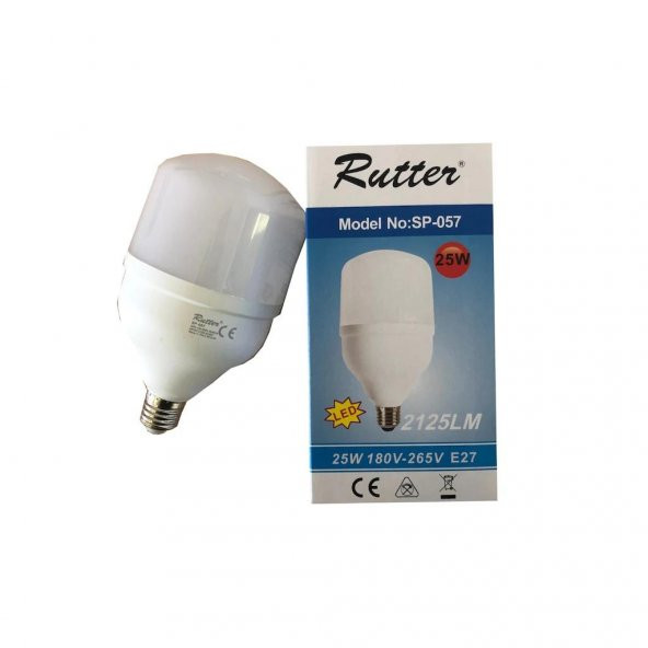 Rutter Led Ampul 25 W 6500K Beyaz Işık 2125 Lümen E27 - 2