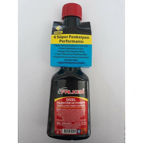 Falken Dizel Yakıt Katkısı Enjektör Karbüratör Temizleyici 250 ML - 2