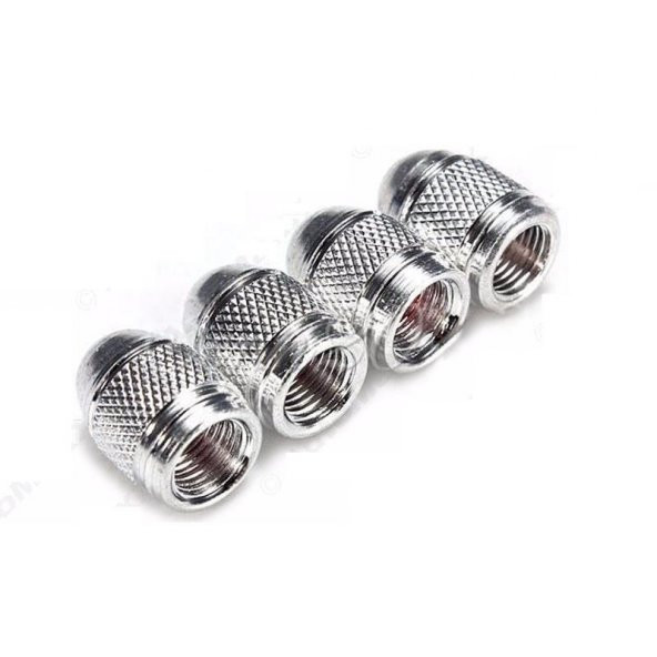 Autokit Mermi Renkli Sibop Kapağı Aluminyum 4 Adet - 3