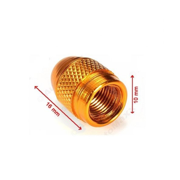 Autokit Mermi Renkli Sibop Kapağı Aluminyum 4 Adet - 4