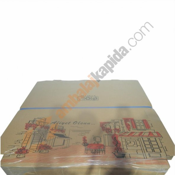 PİDE KUTUSU 42x13,5x4 CM 100LÜ PAKET - 2
