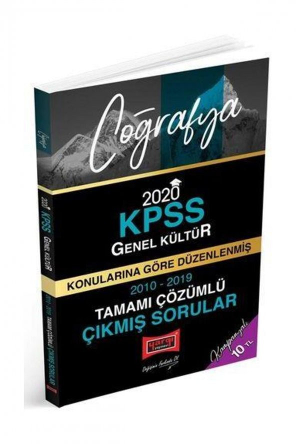 ?Yargı Yayınları 2020 KPSS Coğrafya Konularına Göre Düzenlenmiş Tamamı Çözümlü Çıkmış Sorular