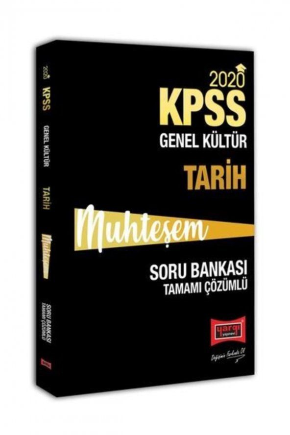Yargı Yayınları 2020 KPSS Muhteşem Tarih Tamamı Çözümlü Soru Bankası