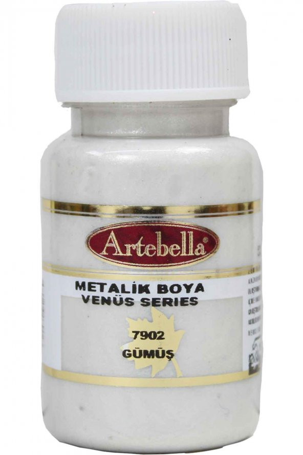 Artebella Venüs Serisi Metalik Boya 790250 Gümüş 50 ml - 2
