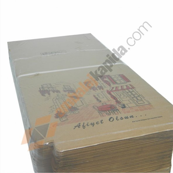 PİZZA KUTUSU 26x26x3 CM. 100 LÜ - 2