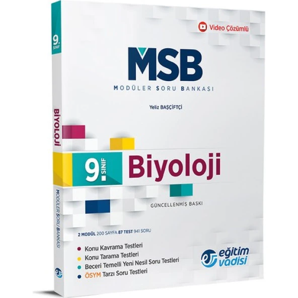 Eğitim Vadisi 9. Sınıf Modüler Soru Bankası Biyoloji