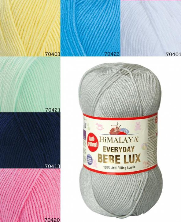 Himalaya Everyday Bebe Lüks Lux İp El Örgü İplikleri Antipilling - 1