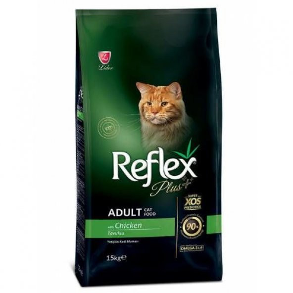 Yetişkin Kediler için Reflex Tavuk Etli Mama 15 Kg