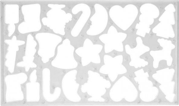 Koopman 25 Parça Noel Kurabiye Şekillendirici - 4