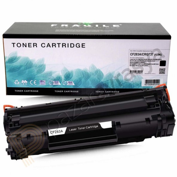 Fragile HP LaserJet M125a/M125nw CF283A Muadil Toner