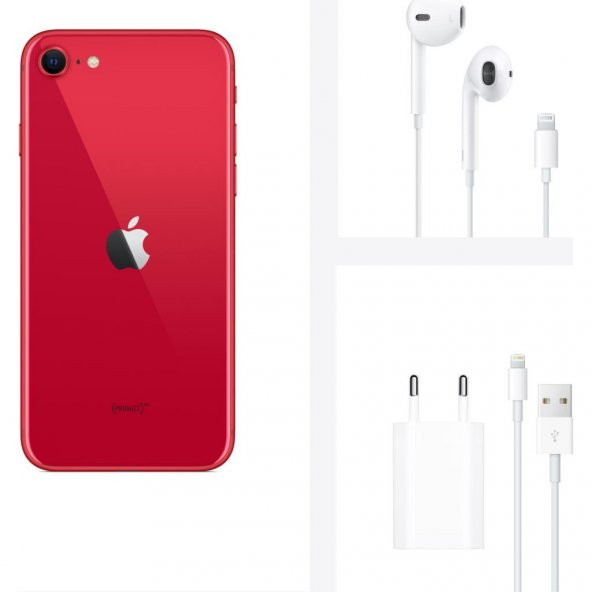 Apple iPhone SE 64 GB (PRODUCT) Kırmızı Cep Telefonu (Apple Türkiye Garantili) - 6