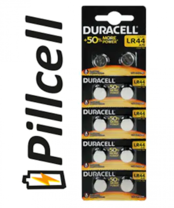 Duracell LR44 / AG13 / A76 Pil 10 ' lu