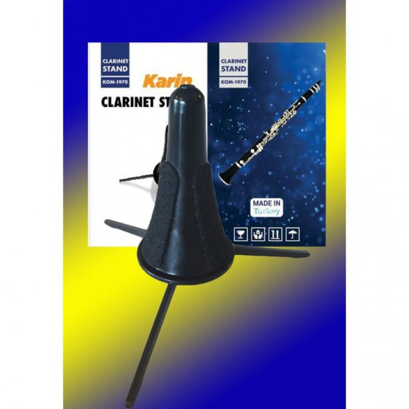 Metal Ayaklı Klarnet standı Karin 3 Ayaklı Klarnet Standı - 2