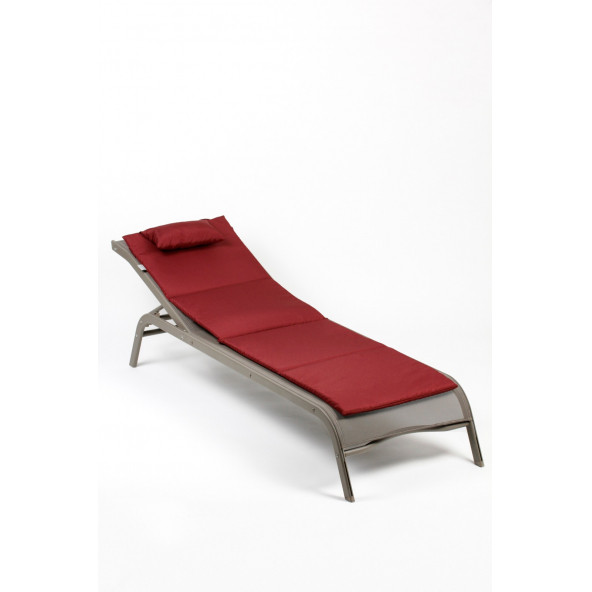 Trendy Sunbed - Kişiye Özel Taşınabilir Bordo Plaj & Kamp Minderi - 3
