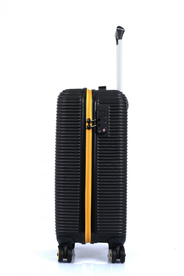 National Geographic Abs 3lü Valiz Seti Siyah - 3