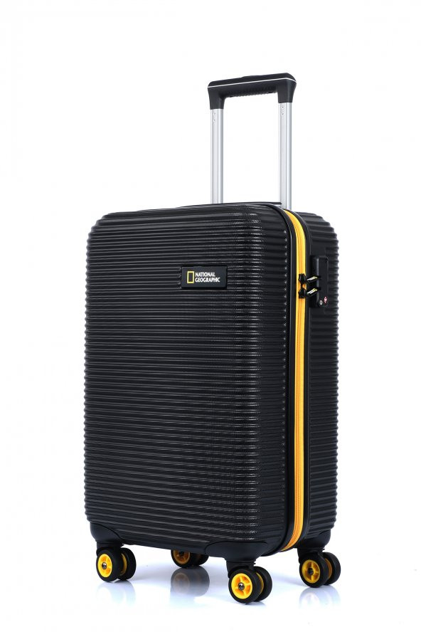 National Geographic Abs 3lü Valiz Seti Siyah - 7