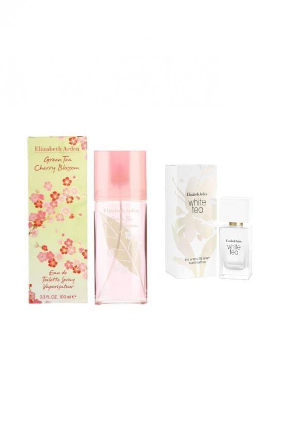 Elizabeth Arden Green Tea Cherry  Blossom Edt 100 ml+White Tea Edt 30 ml Kadın Parfüm - 1