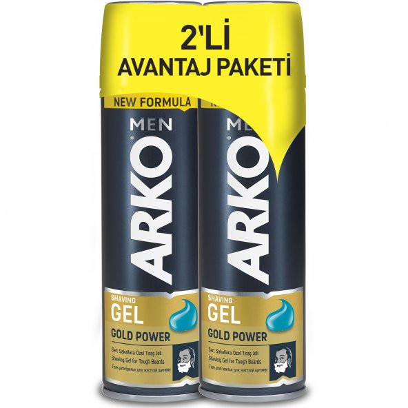 Arko Men Gold Power Tıraş Jeli 2x200ml
