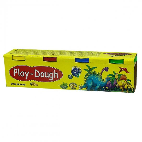 Play-Dough 4 Renk Oyun Hamuru