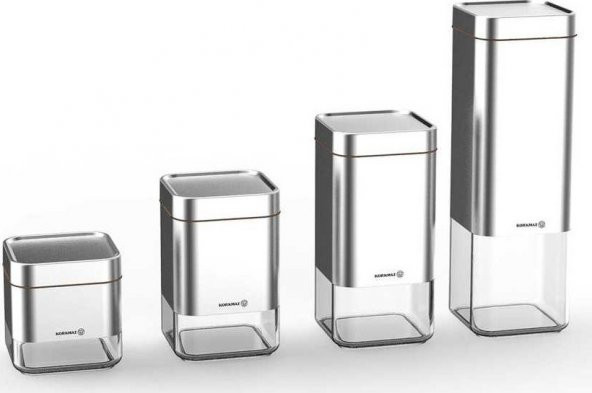 Korkmaz A693-02 Stora Satin 4lü Saklama Seti