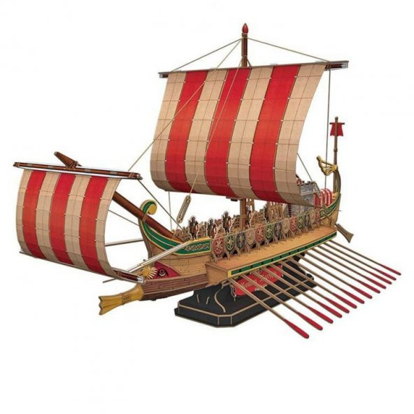 Antik Roma Savaş Gemisi 3D Puzzle