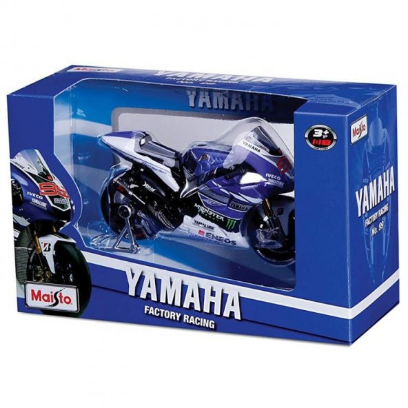 1:18 Yamaha Racing Team 2013 MAket Motosiklet Diecast - 2