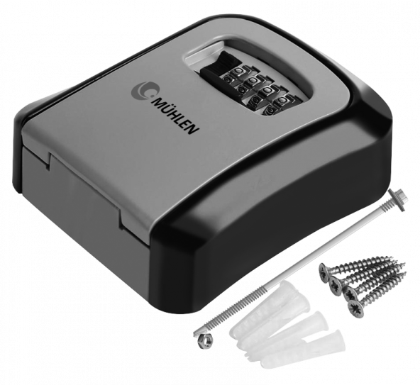 Mühlen Safe Key 3 Şifreli Çelik Kasa Anahtar Kasası Kutusu Anahtarlık Dış Mekana Uygun - 9