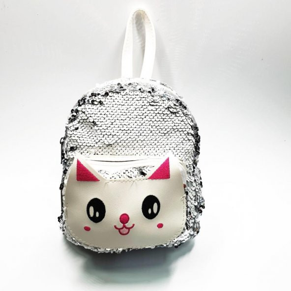 Kedi Figürlü Çocuk Sırt Çantası