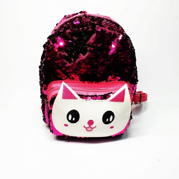 Kedi Figürlü Çocuk Sırt Çantası - 12