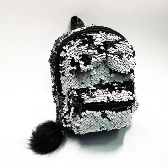 Papyon Figürlü Siyah Beyaz Renk Çocuk Sırt Çantası - 6