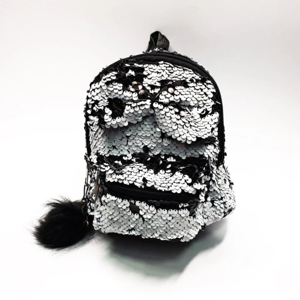 Papyon Figürlü Siyah Beyaz Renk Çocuk Sırt Çantası - 8