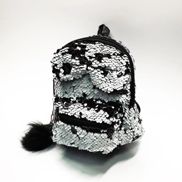 Papyon Figürlü Siyah Beyaz Renk Çocuk Sırt Çantası - 11