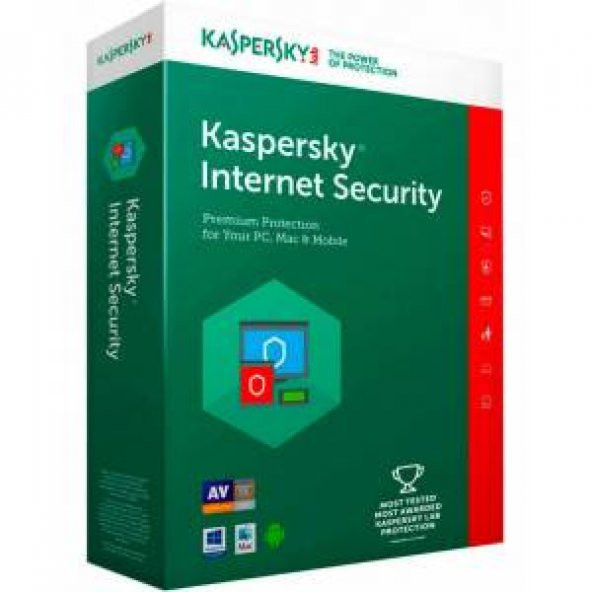 Kaspersky Internet Security 1 PC 1 YIL Dijital Lisans