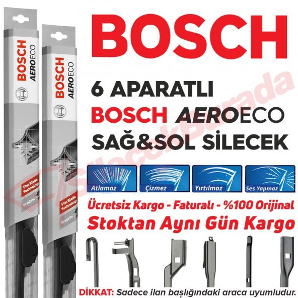 Citroen C3 Picasso Silecek Takımı (2010-2015) Bosch Muz