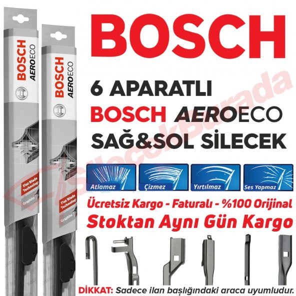 VW Passat Silecek Takımı (2015-2017) B8 Bosch Muz - 1