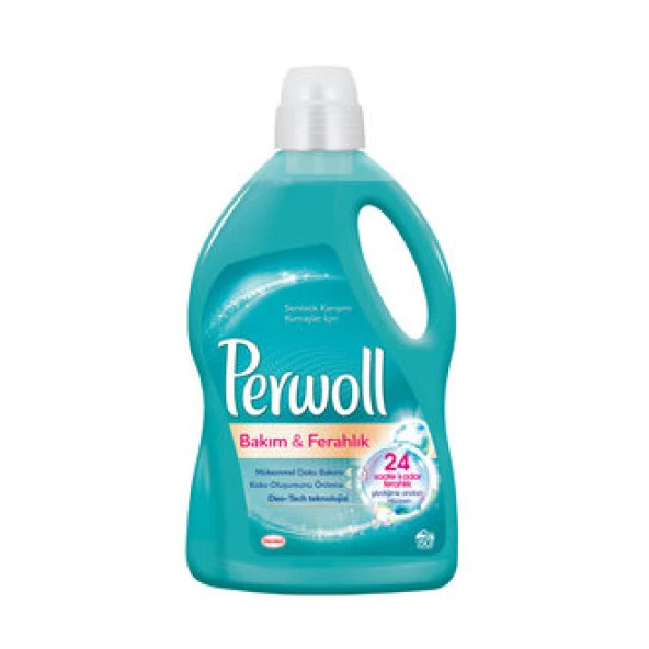 PERWOLL BAKIM & FERAHLIK (SENTETİK KARIŞIMI KUMAŞLAR İÇİN) SIVI ÇAMAŞIR DETERJANI 3 L