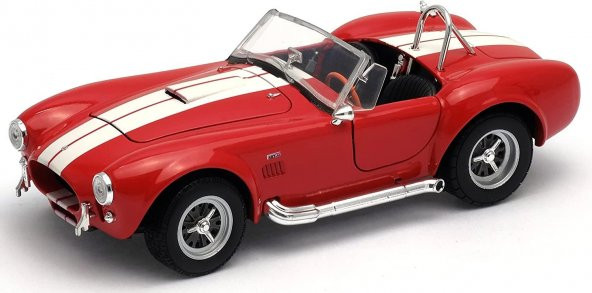 Welly 1965 Shelby Cobra 1 : 24 Ölçek Metal Model Araba Kırmızı