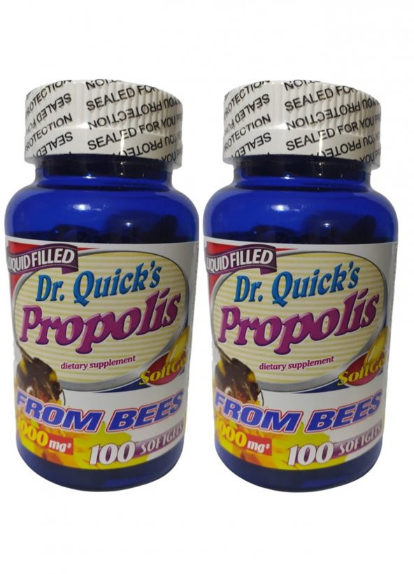 Dr Quicks Propolis 500 mg 100 Softgel 2 Kutu