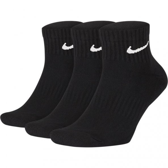 Nike Everyday Cush Ankle Socks 3lü Çorap SX7667-010 - 1