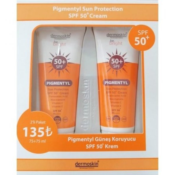 Dermoskin Pigmentyl Sun Protection Spf 50+ Cream 75 Ml İkili Paket