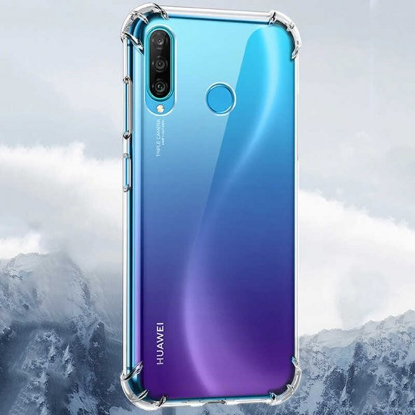 Huawei P40 Lite E Köşeleri Airbagli Antişok Ultra Koruma Kılıf - 3