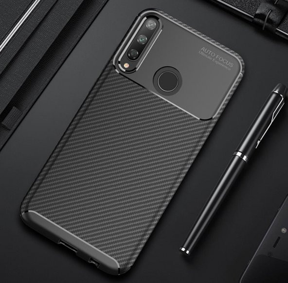 Huawei P40 Lite E Elde Kaymayan Kamera Korumalı Silikon Kılıf - 4