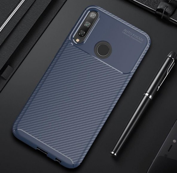 Huawei P40 Lite E Elde Kaymayan Kamera Korumalı Silikon Kılıf - 5