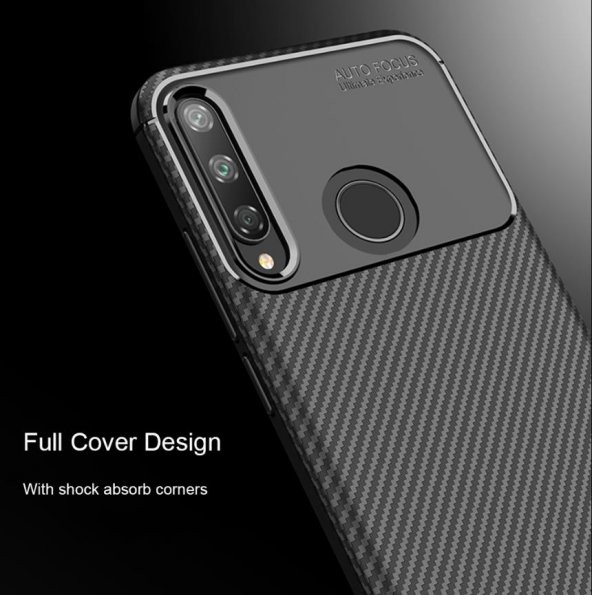 Huawei P40 Lite E Elde Kaymayan Kamera Korumalı Silikon Kılıf - 7