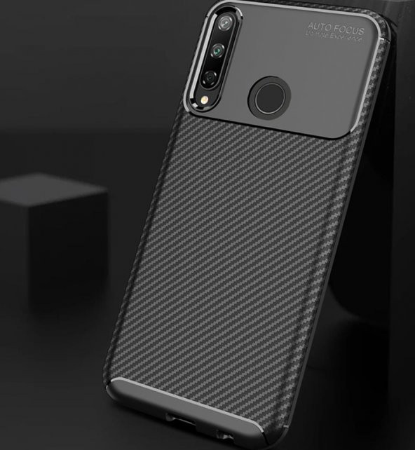 Huawei P40 Lite E Elde Kaymayan Kamera Korumalı Silikon Kılıf - 8