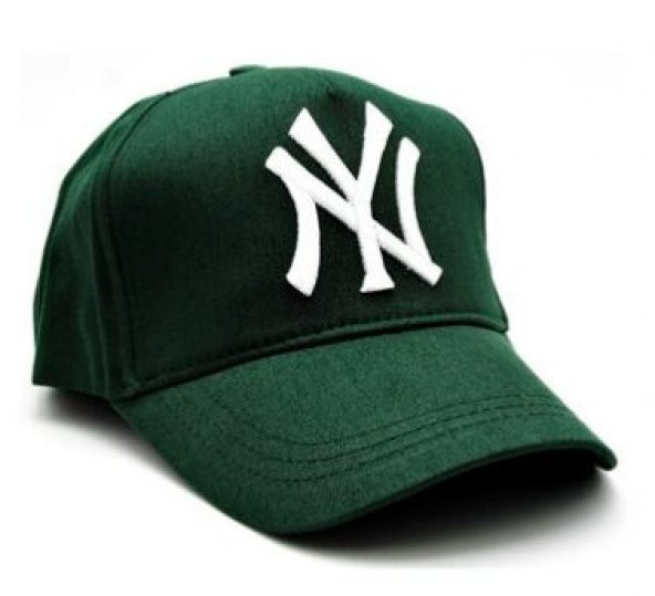 Perlotus Ny Pamuklu Nakışlı Erkek Kadın Kep Şapka Yeşil