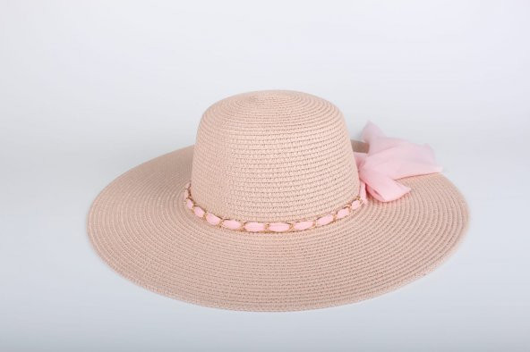 Perlotus Kadın Hasır Şapka 2020 Pembe Model:2