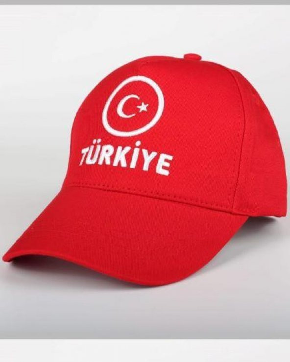 Perlotus Kırmızı Türkiye Ay Yıldız Şapka - 2