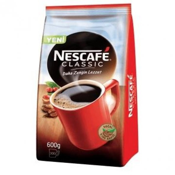 Nescafe Classic Ekopaket 600g Çözünebilir Kahve 12392500